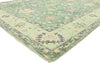 9 x 12 Contemporary Green Oushak Rug 80598