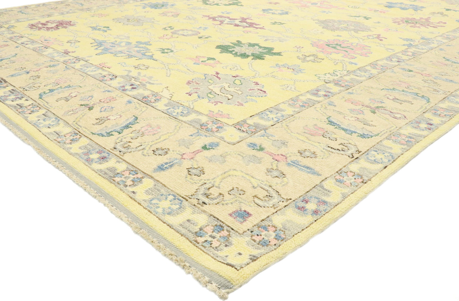 9 x 12 Colorful Oushak Rug 80601