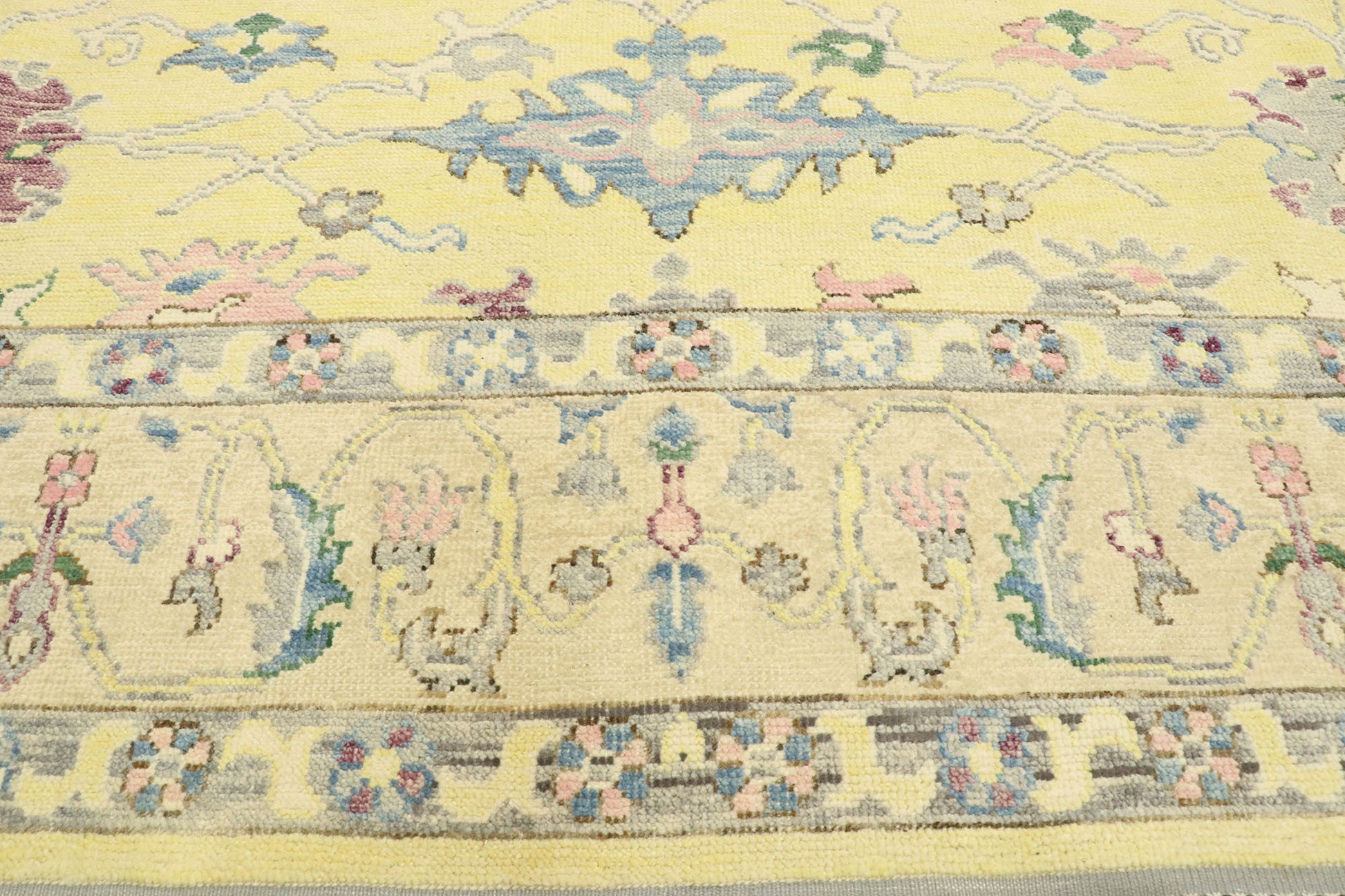 9 x 12 Colorful Oushak Rug 80601