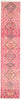 3 x 13 Contemporary Pink Moroccan Runner 80615
