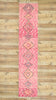 3 x 13 Contemporary Pink Moroccan Runner 80615