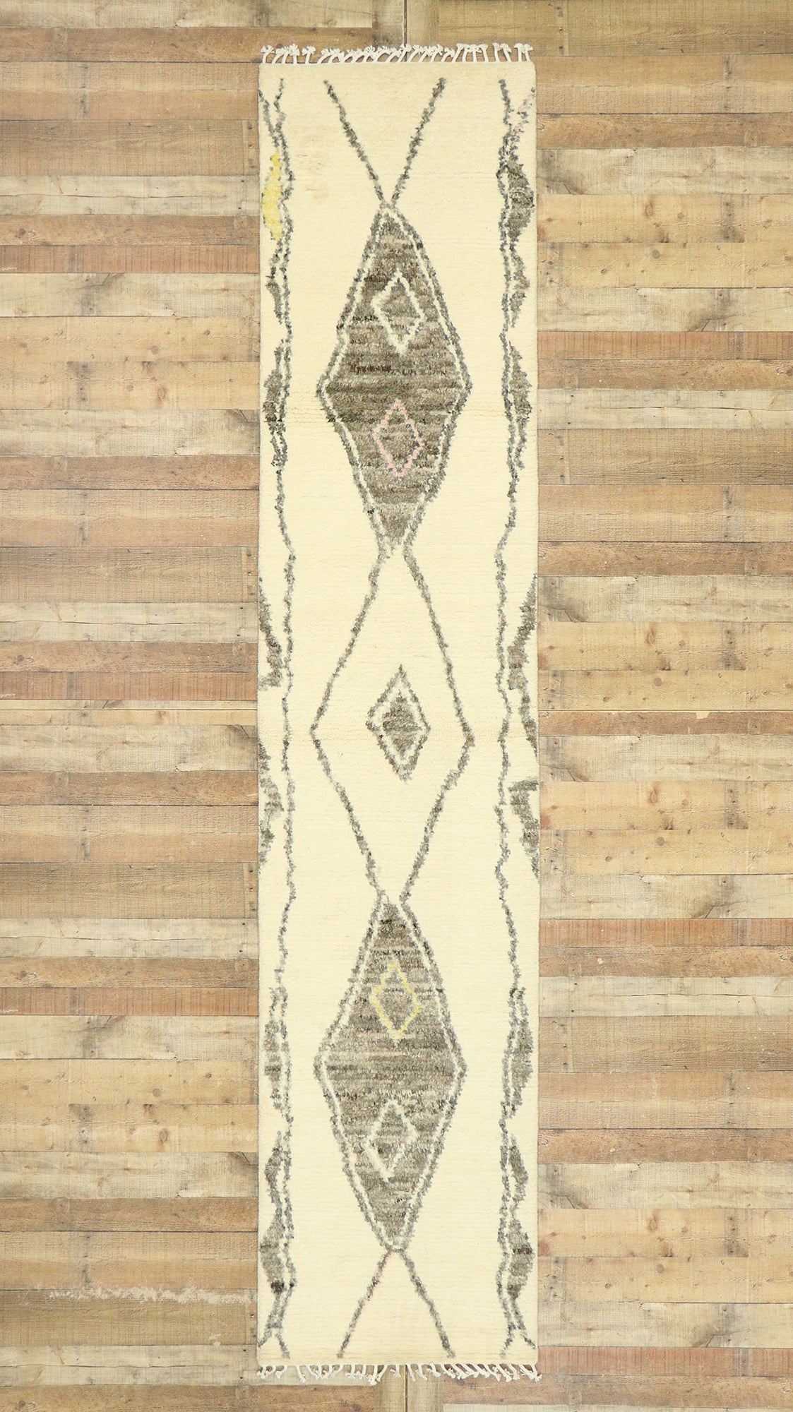 3 x 12 Contemporary Moroccan Runner 80616