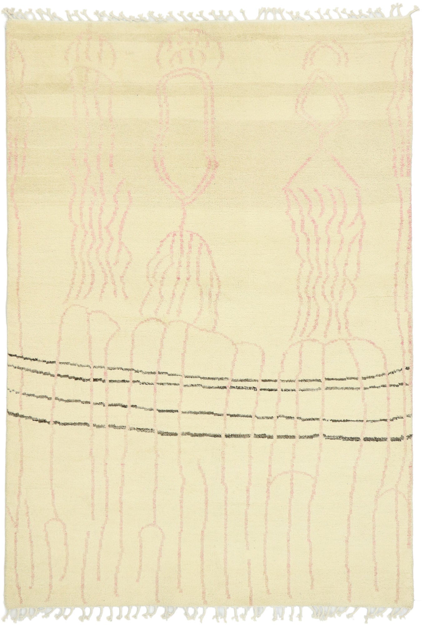 6 x 8 Contemporary Moroccan Rug 80621