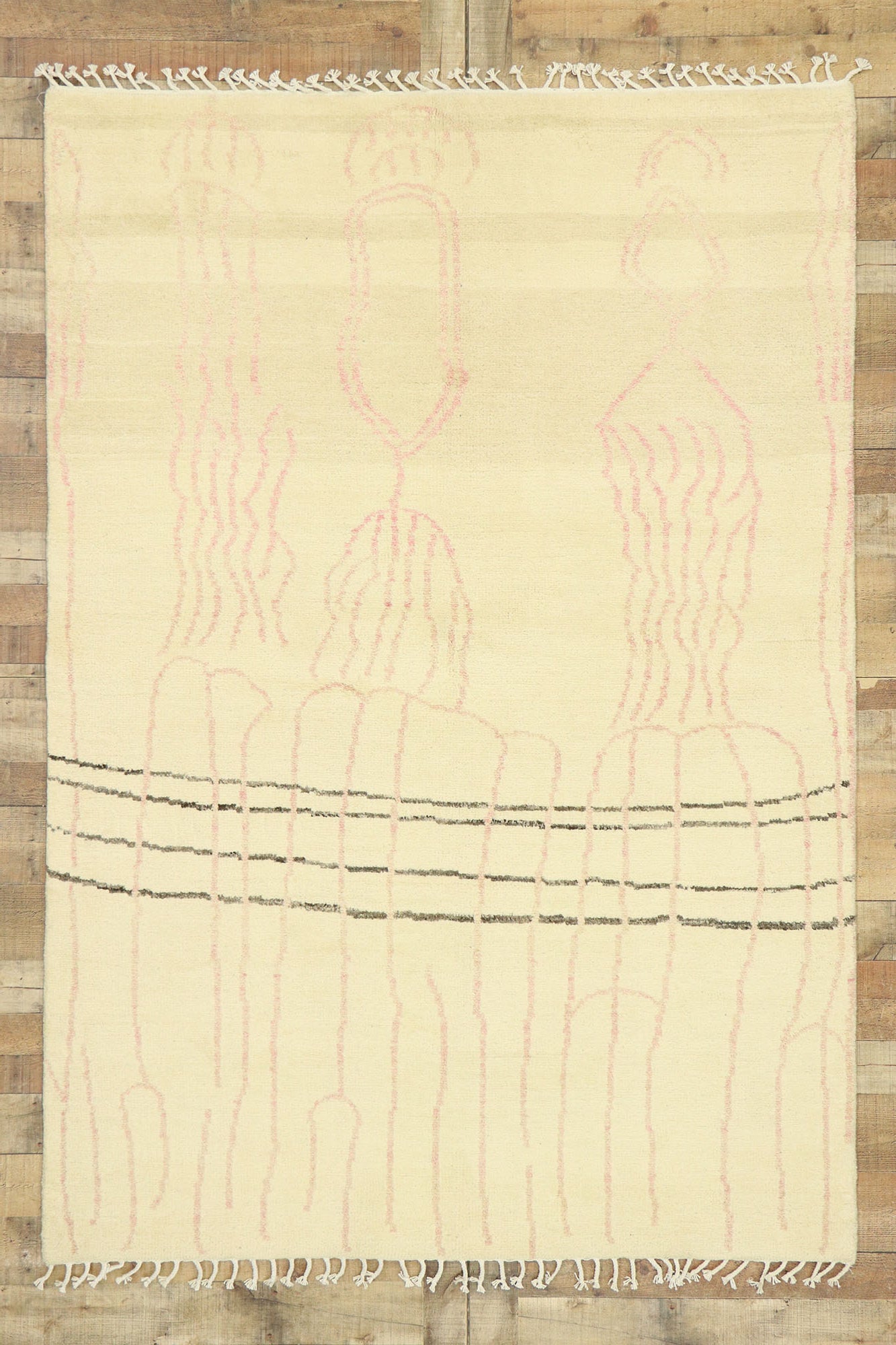 6 x 8 Contemporary Moroccan Rug 80621