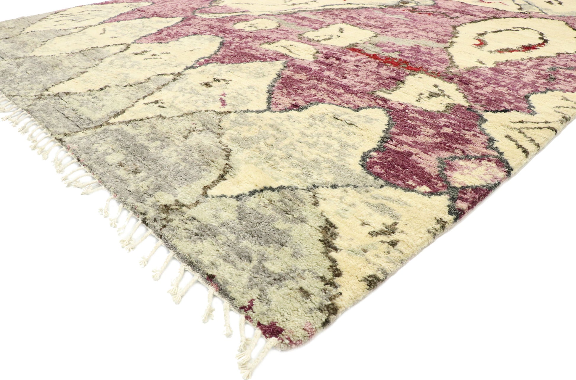 8 x 10 Contemporary Purple Moroccan Rug 80624
