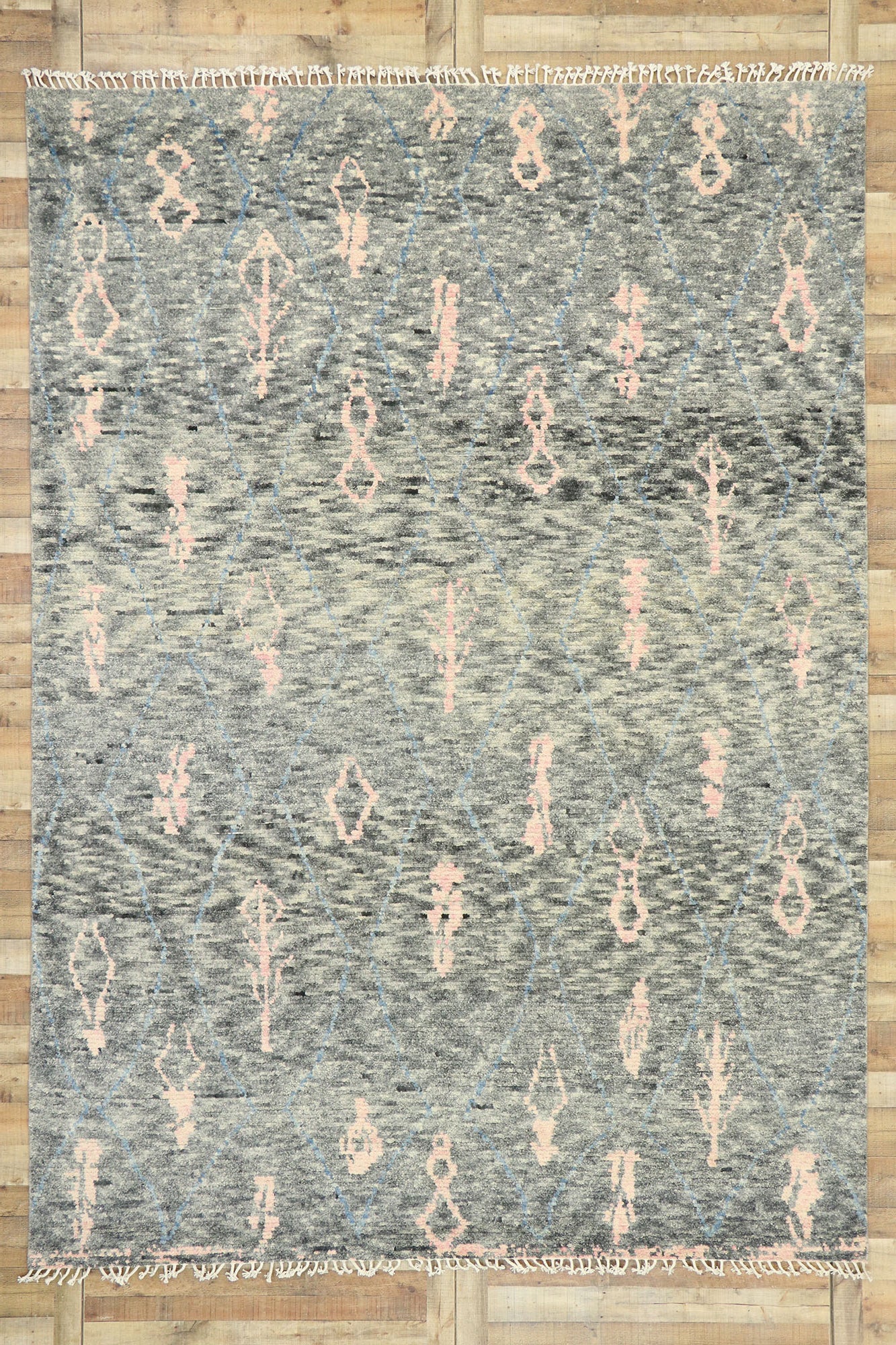 9 x 13 Modern Moroccan Rug 80632