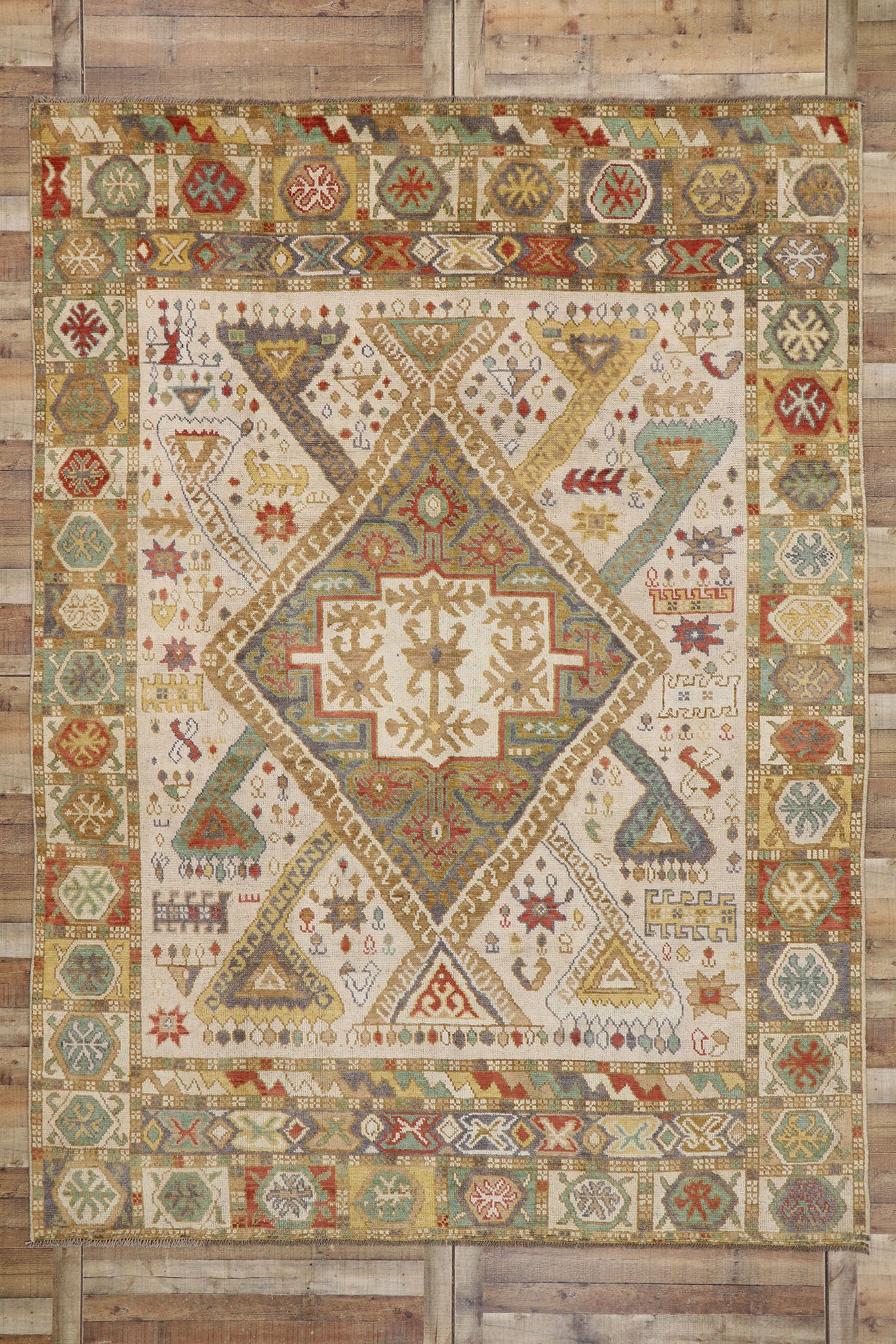 9 x 12 Modern Oushak Rug 80638