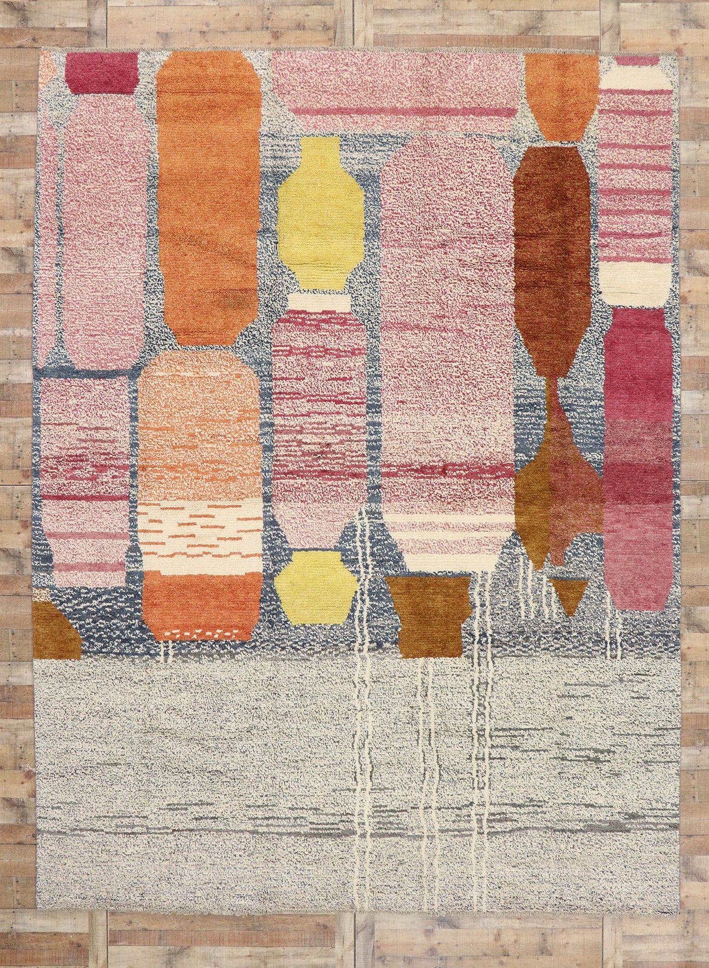 10 x 14 Contemporary Moroccan Rug 80645