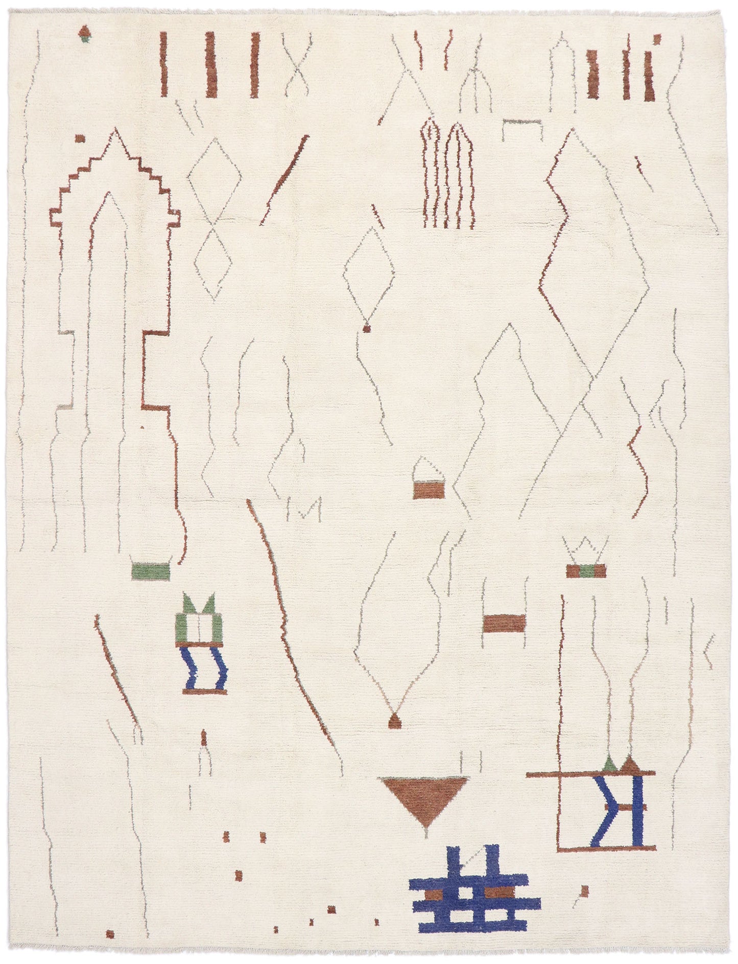 10 x 14 Contemporary Moroccan Rug 80646