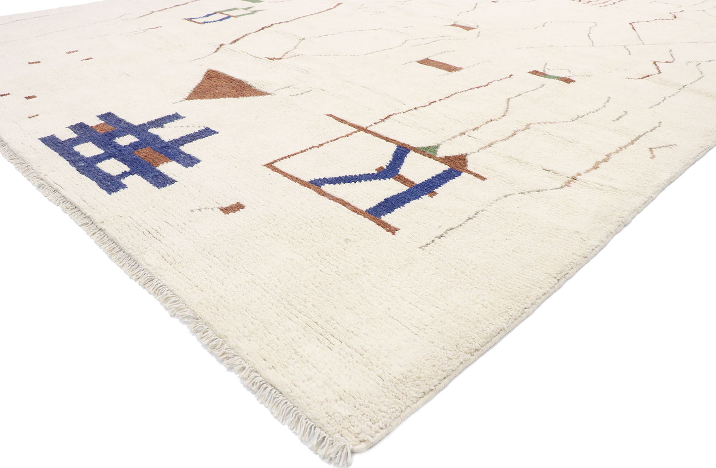 10 x 14 Contemporary Moroccan Rug 80646