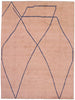 10 x 14 Contemporary Pink Moroccan Rug 80647