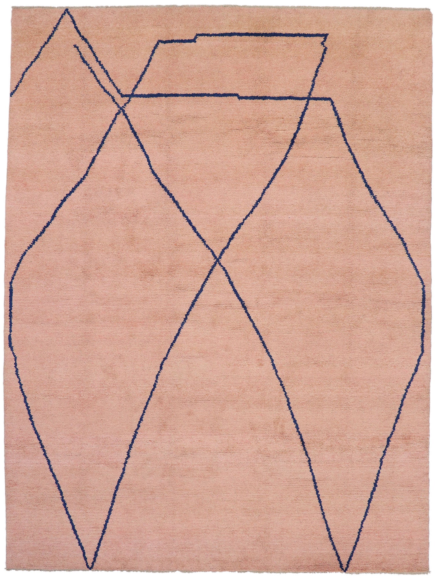10 x 14 Contemporary Pink Moroccan Rug 80647