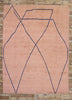 10 x 14 Contemporary Pink Moroccan Rug 80647