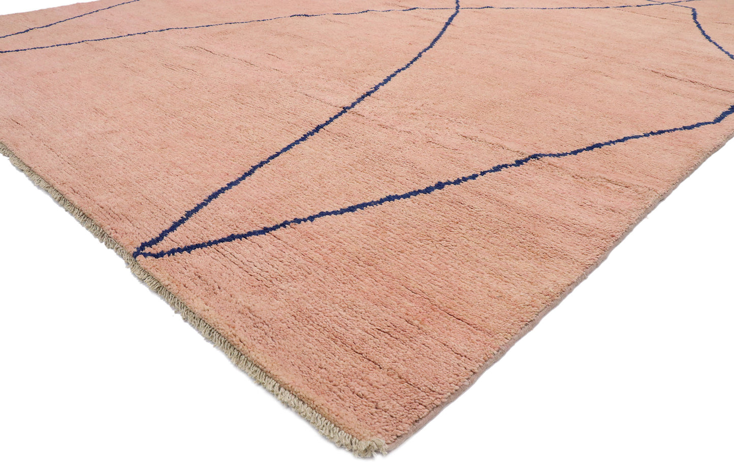 10 x 14 Contemporary Pink Moroccan Rug 80647