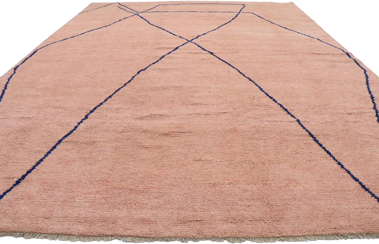 10 x 14 Contemporary Pink Moroccan Rug 80647