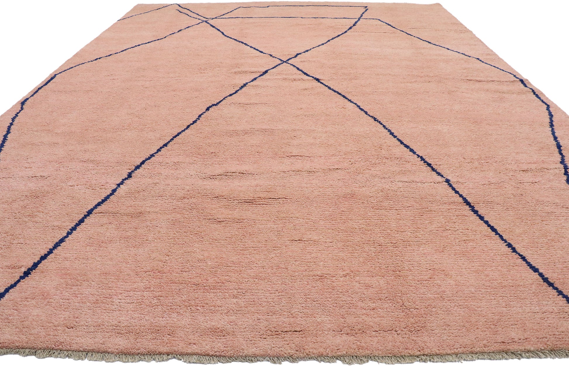 10 x 14 Contemporary Pink Moroccan Rug 80647