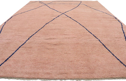 10 x 14 Contemporary Pink Moroccan Rug 80647
