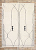 10 x 14 Black and White Moroccan Rug 80648