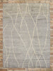 10 x 14 Modern Gray Moroccan Rug 80649