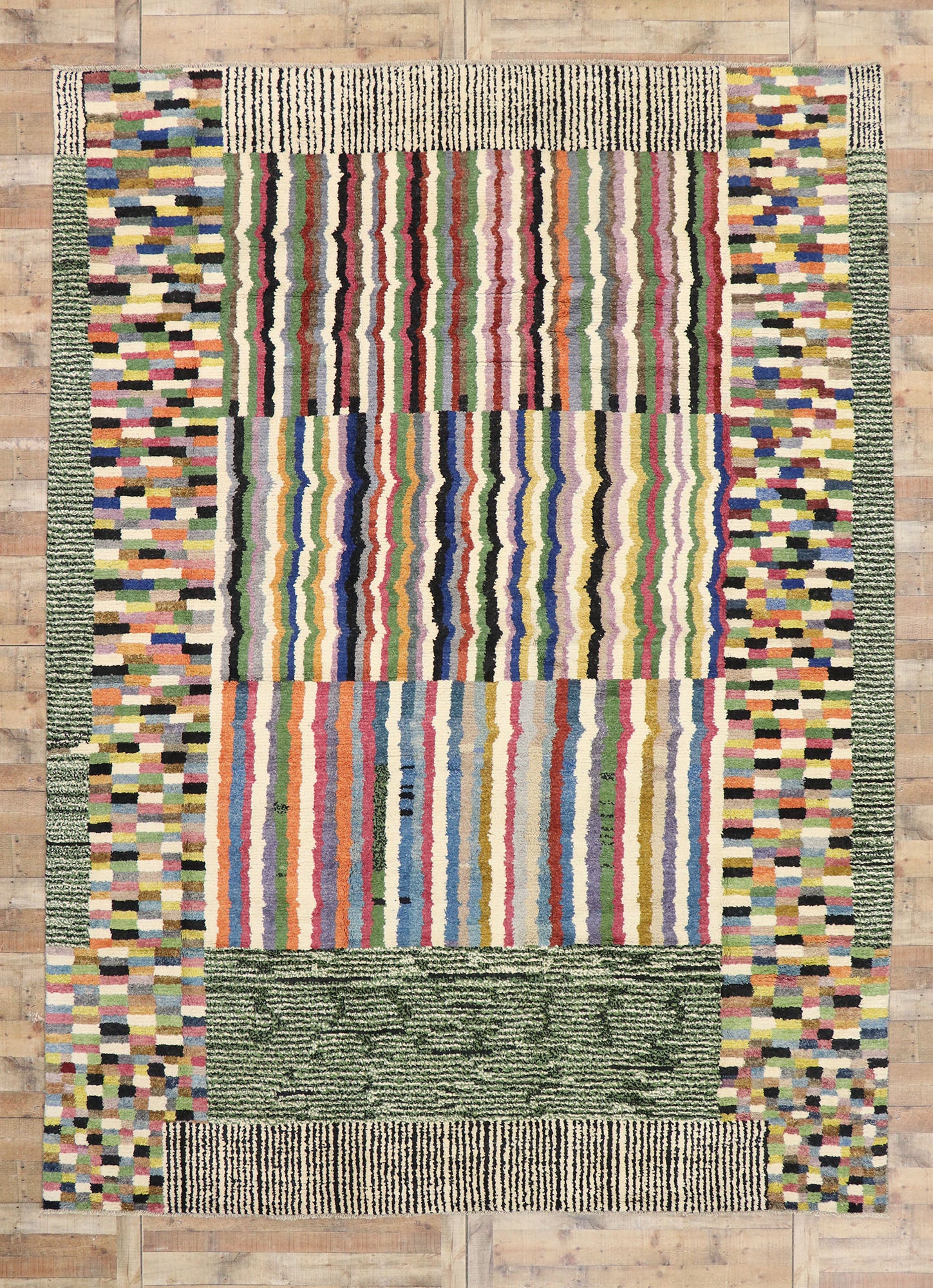 10 x 14 Contemporary Moroccan Rug 80650