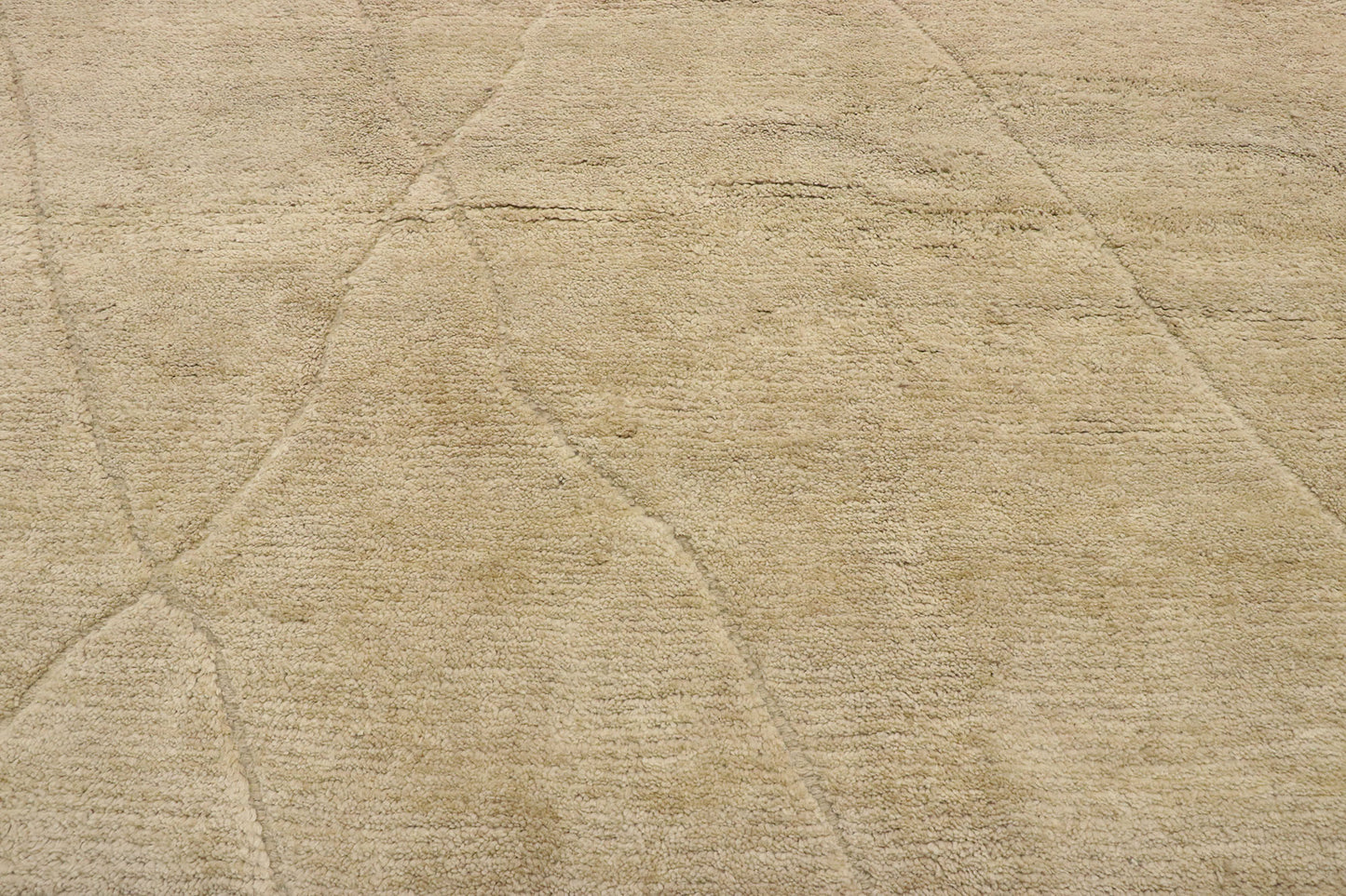 10 x 14 Neutral Moroccan Area Rug 80652
