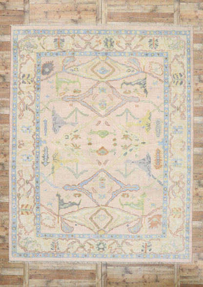 10 x 13 Contemporary Oushak Rug 80653