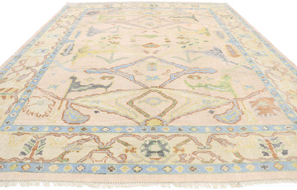 10 x 13 Contemporary Oushak Rug 80653
