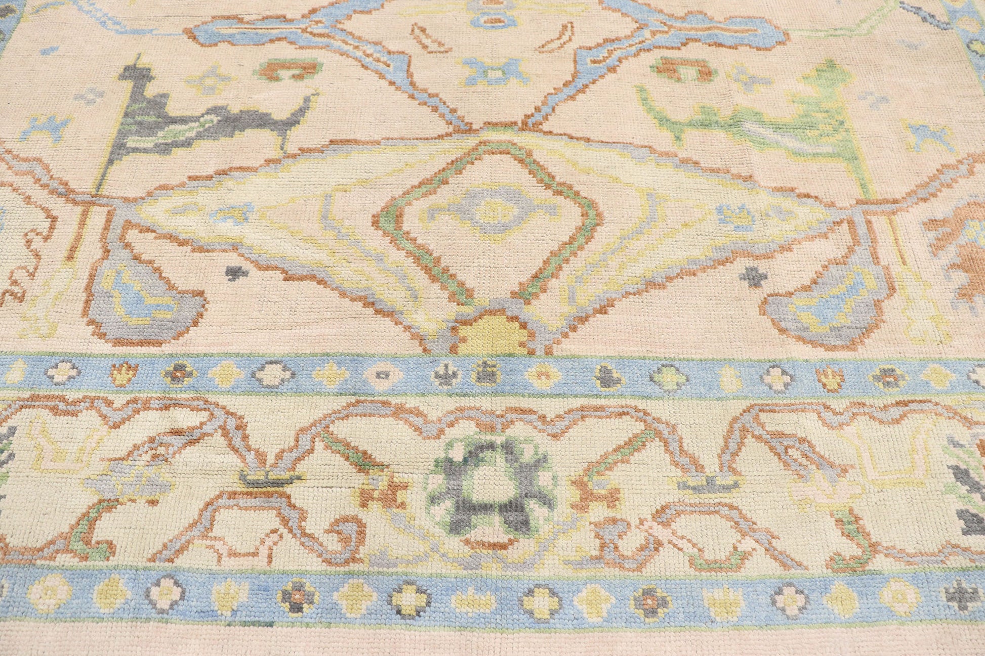10 x 13 Contemporary Oushak Rug 80653