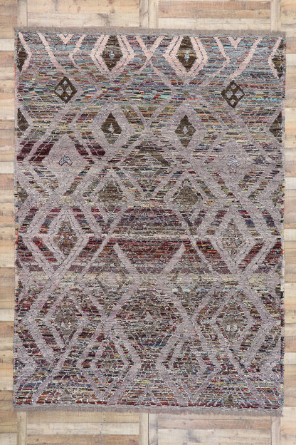 9 x 12 Contemporary Moroccan Style Rug 80654