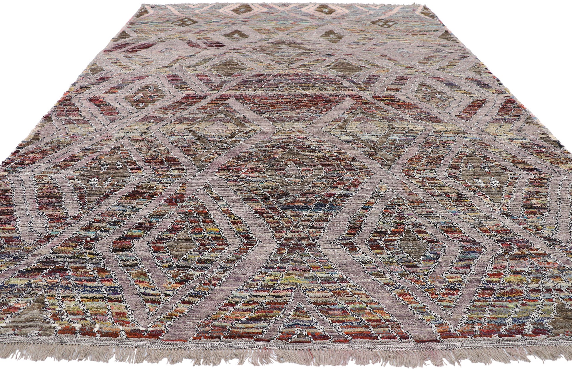 9 x 12 Contemporary Moroccan Style Rug 80654