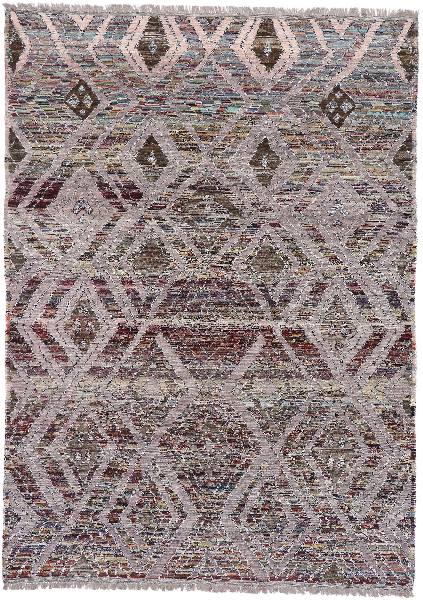 9 x 12 Contemporary Moroccan Style Rug 80654