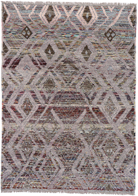 9 x 12 Contemporary Moroccan Style Rug 80654