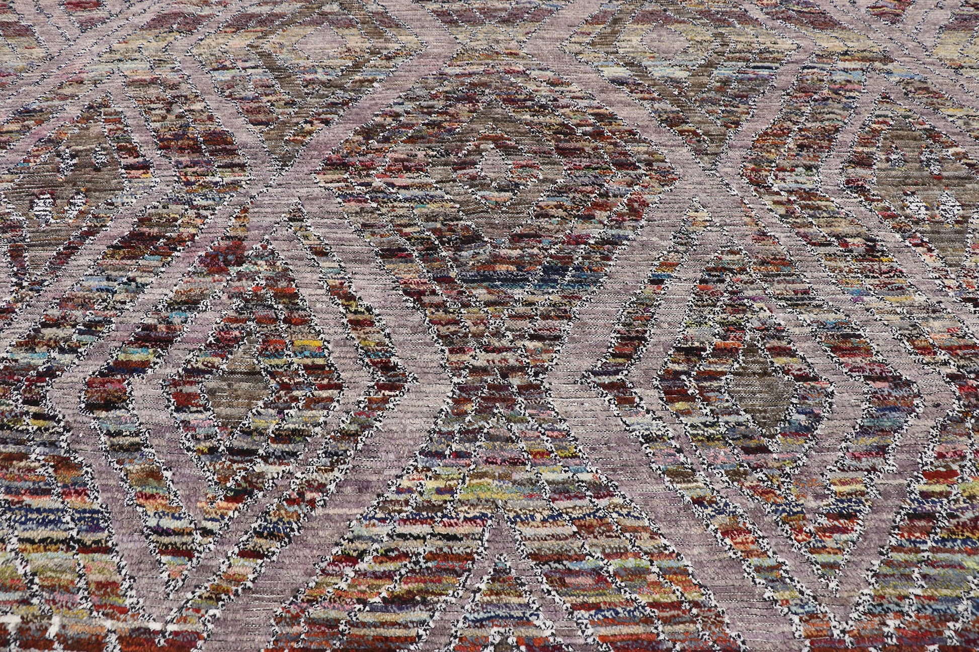 9 x 12 Contemporary Moroccan Style Rug 80654