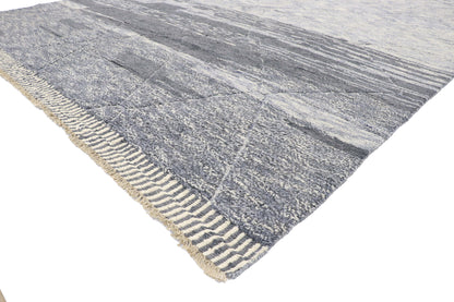 9 x 12 Contemporary Gray Moroccan Rug 80658