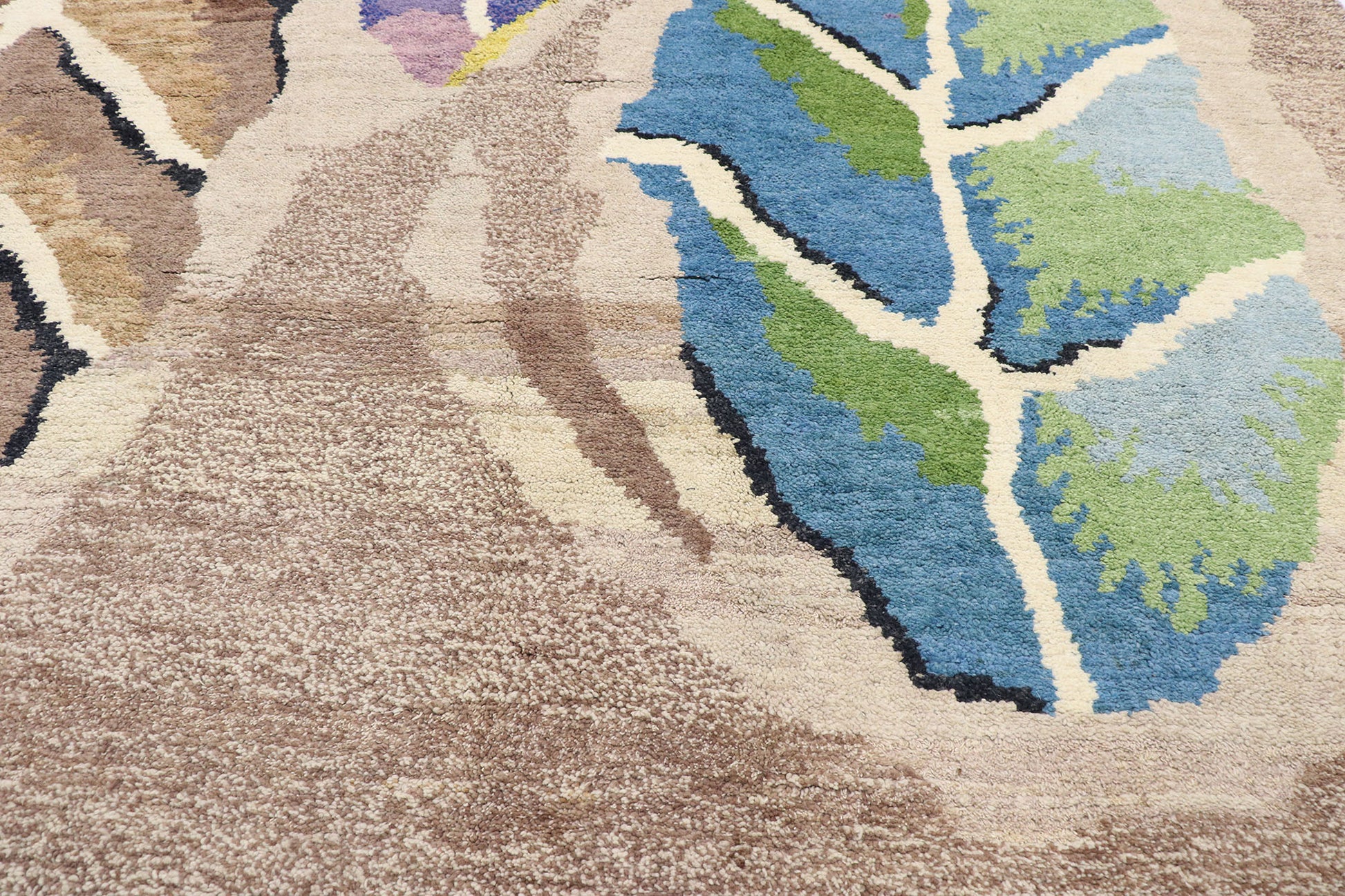 10 x 14 Swedish Rya Style Rug 80661