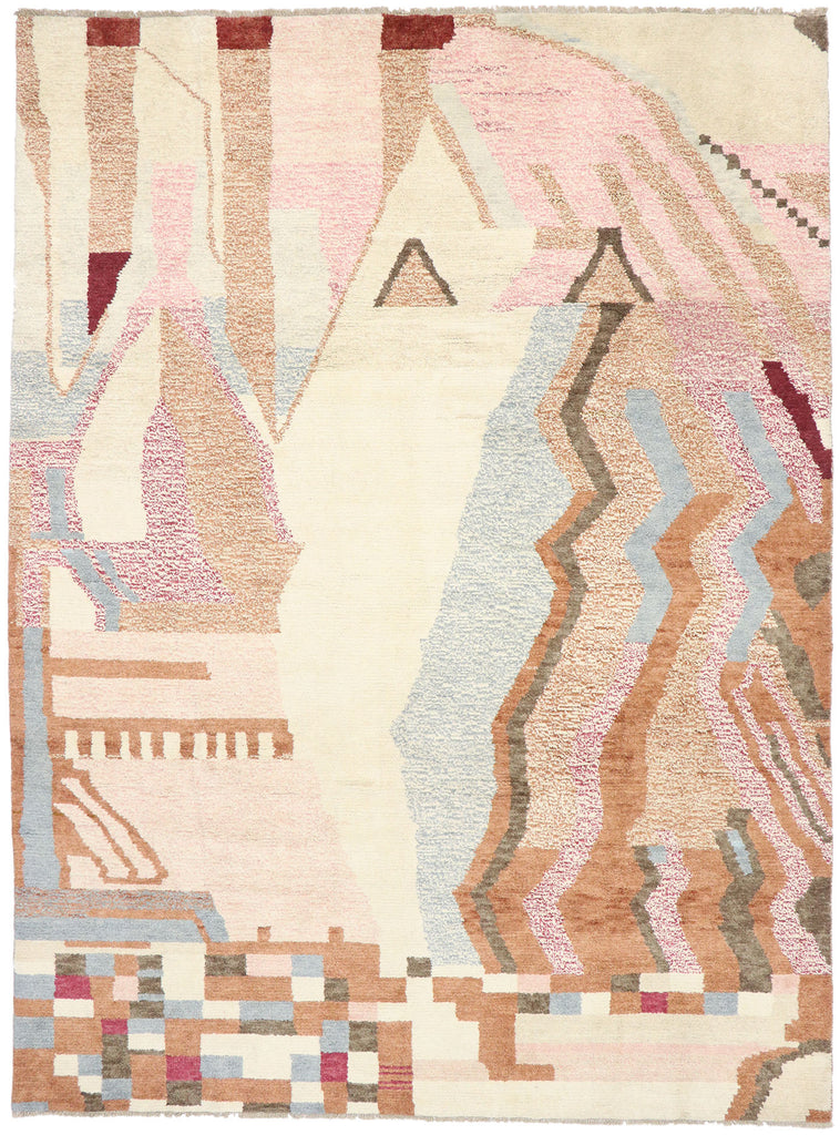 10 x 14 Colorful Pink Moroccan Rug 80664