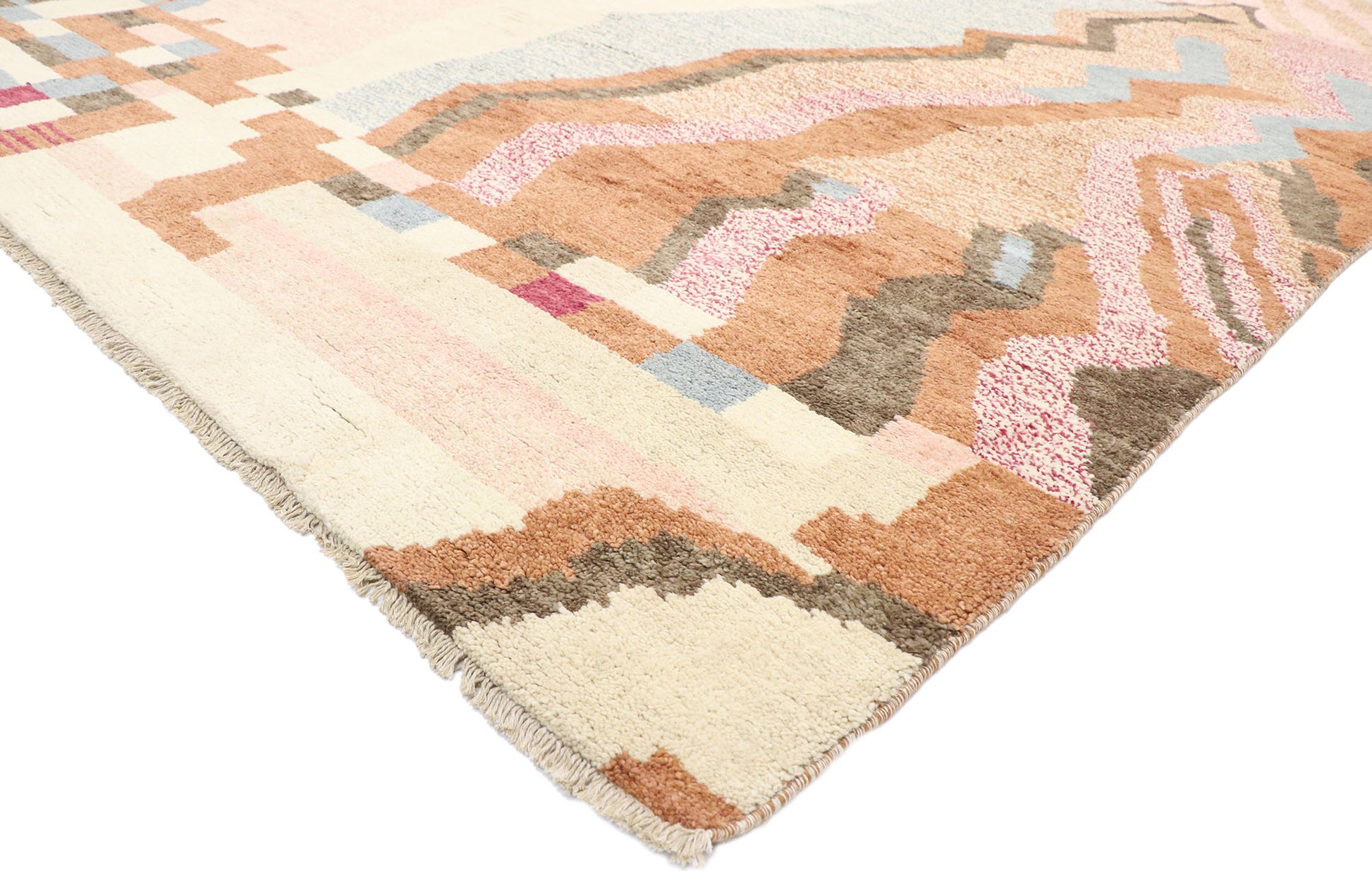 10 x 14 Colorful Pink Moroccan Rug 80664