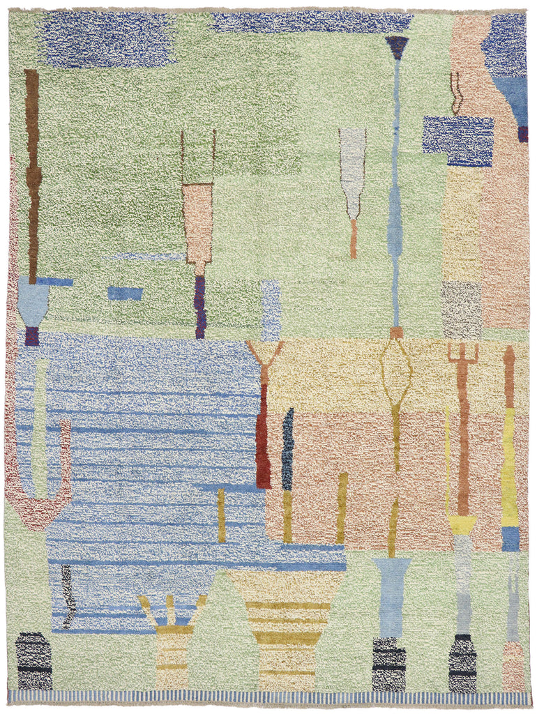 10 x 14 Colorful Moroccan Rug 80665