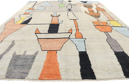 10 x 14 Contemporary Moroccan Rug 80666