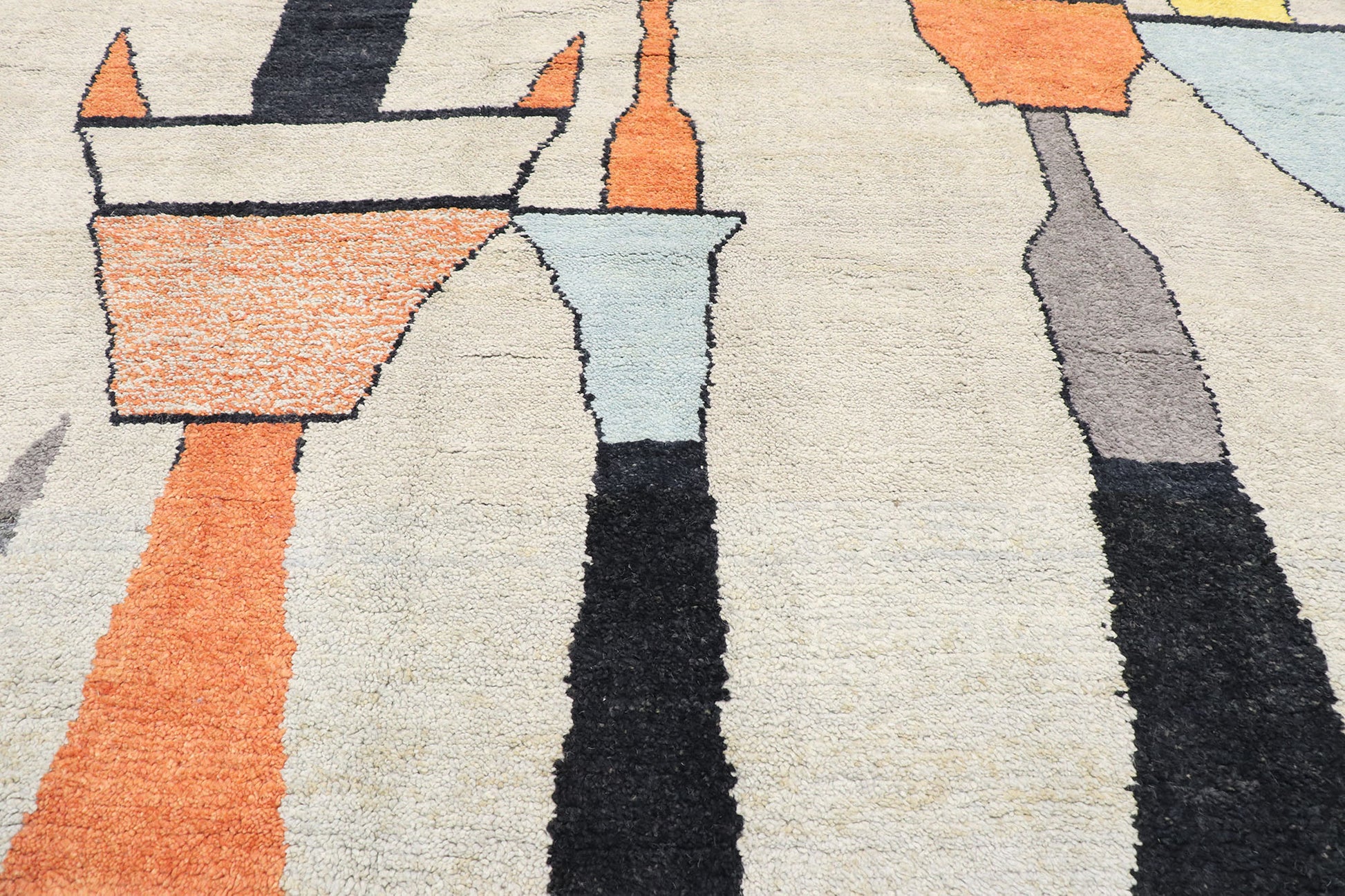 10 x 14 Contemporary Moroccan Rug 80666