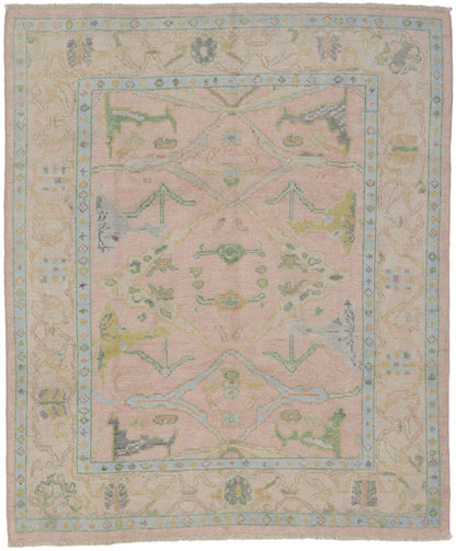 9 x 10 Contemporary Oushak Rug 80673