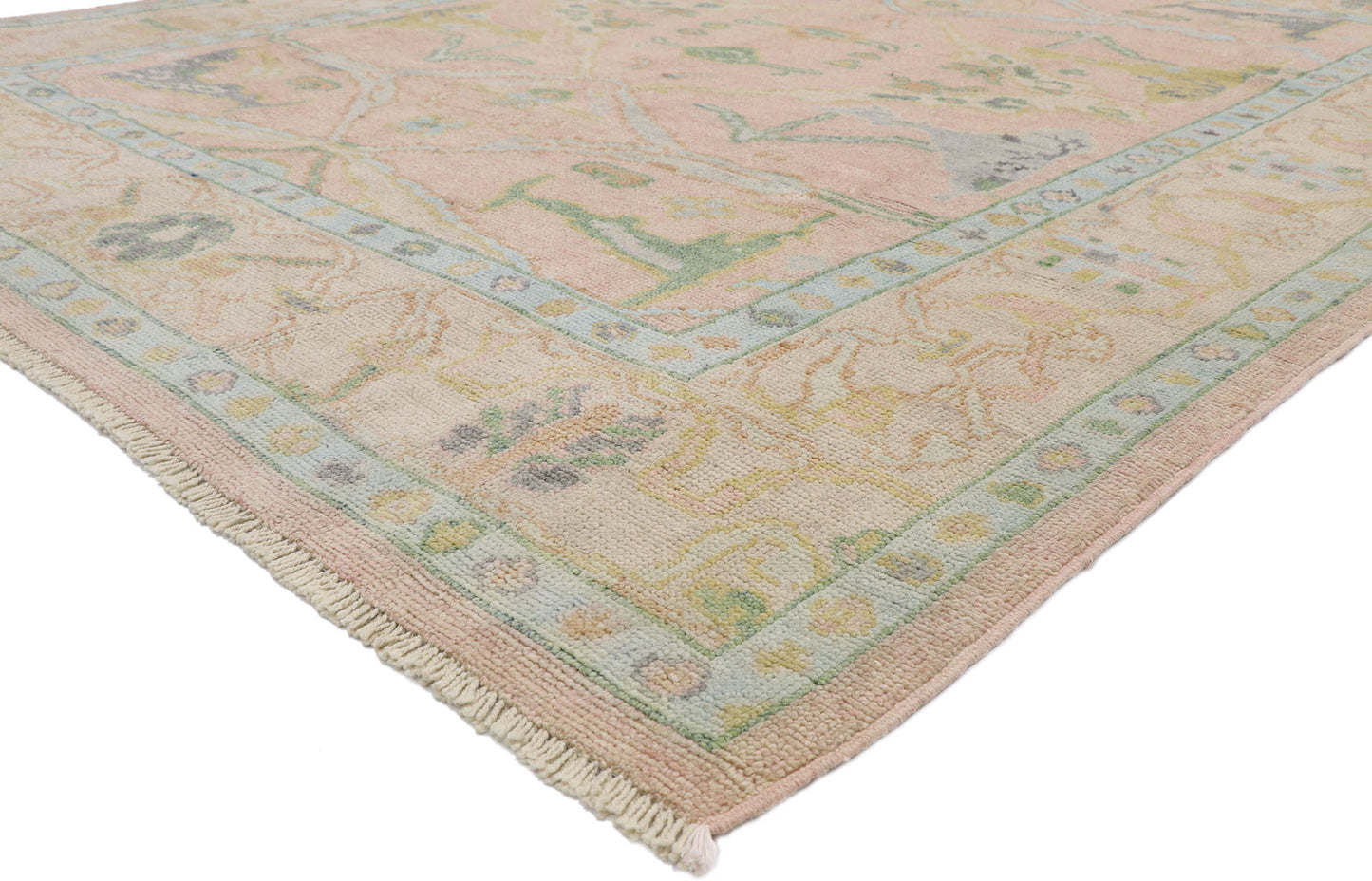 9 x 10 Contemporary Oushak Rug 80673