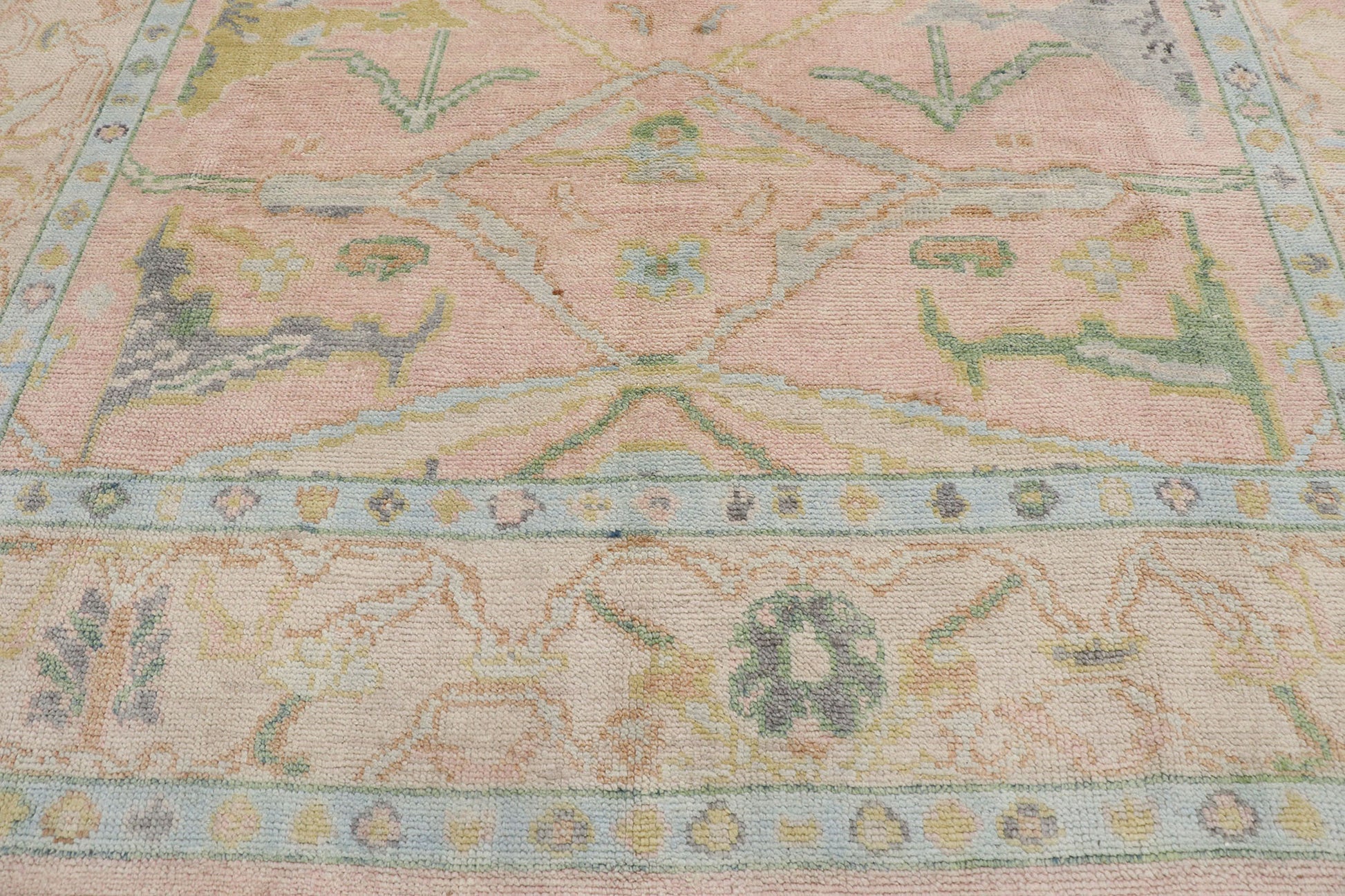 9 x 10 Contemporary Oushak Rug 80673