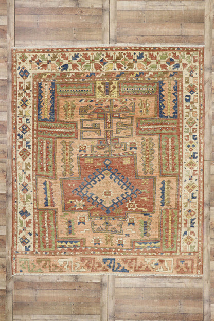 8 x 10 Vintage-Inspired Oushak Rug 80675