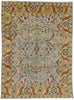 7 x 10 Vintage-Inspired Oushak Rug 80679
