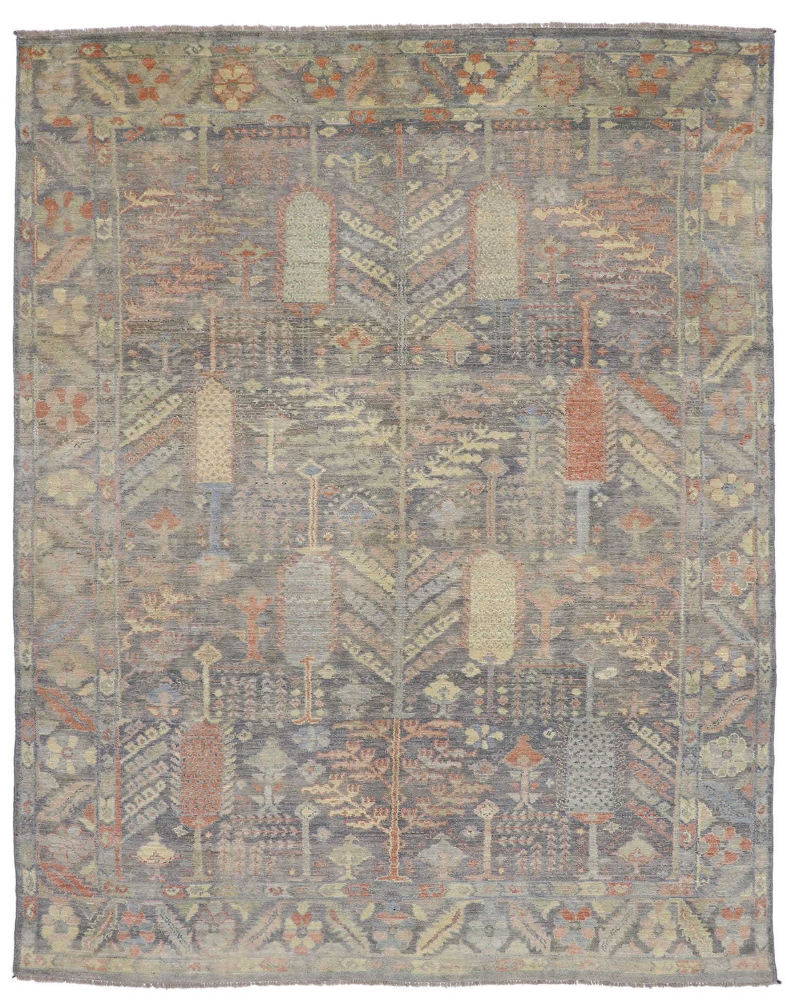 9 x 12 Contemporary Oushak Rug 80681