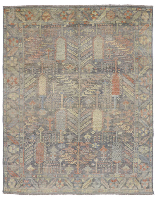 9 x 12 Contemporary Oushak Rug 80681