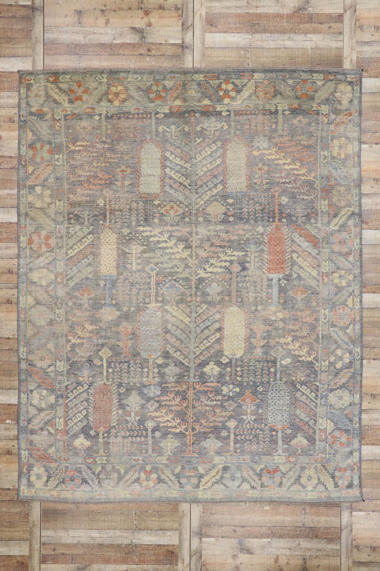 9 x 12 Contemporary Oushak Rug 80681