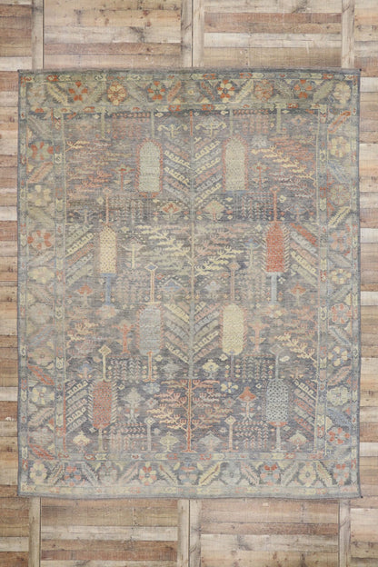 9 x 12 Contemporary Oushak Rug 80681