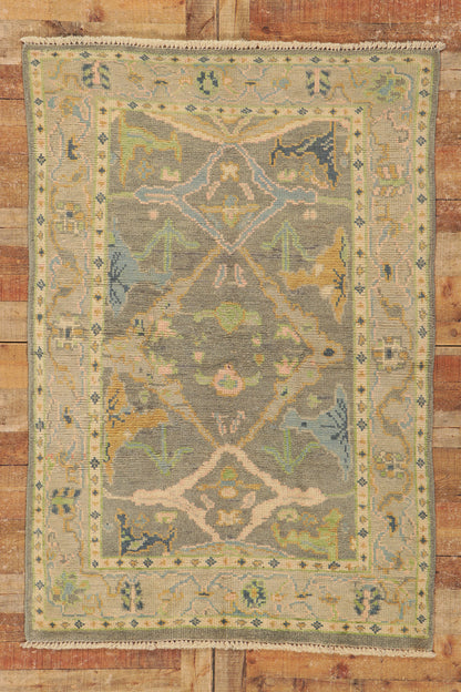 4 x 6 Colorful Oushak Rug 80682
